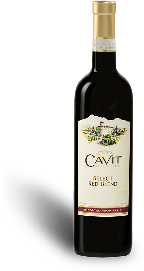 Cavit Red Blend Wine - Cavit Wine Red Blend (467x878), Png Download