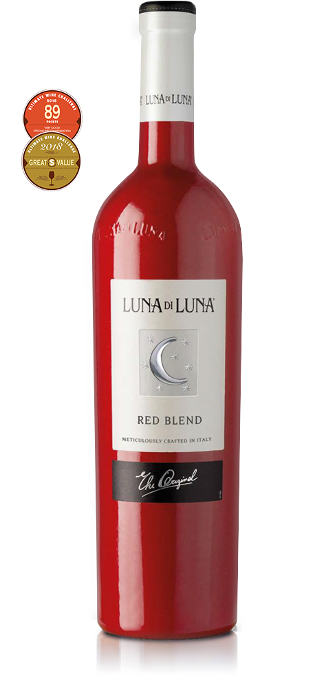 Red Blend - Luna Di Luna Merlot Cabernet 2015 (486x1000), Png Download