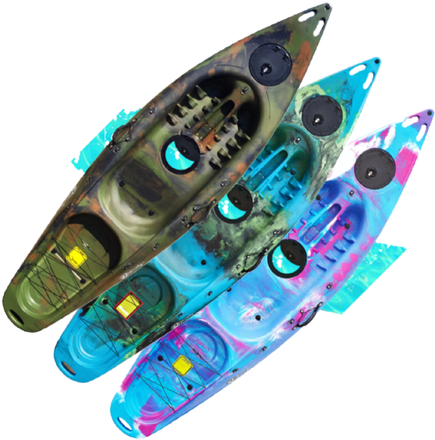 One Man Sit On Top Kayak Deluxe - Sea Kayak (762x660), Png Download