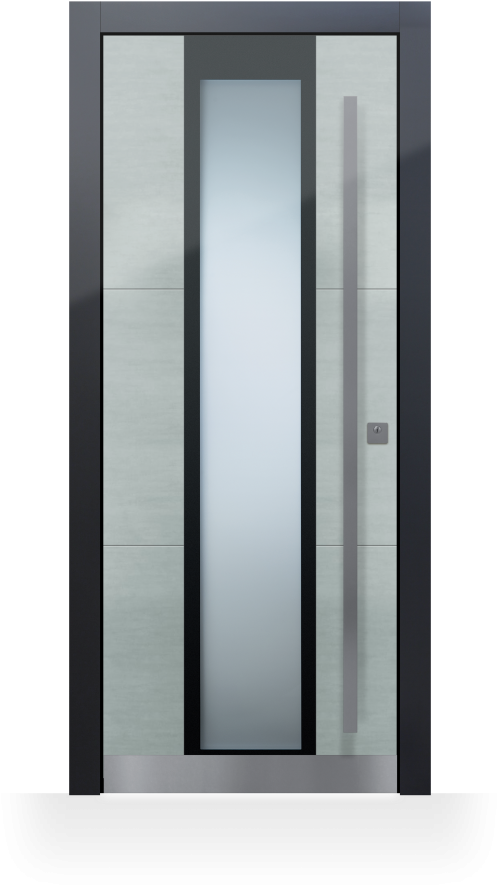 Light Grey Ceramic - Sliding Door (768x975), Png Download