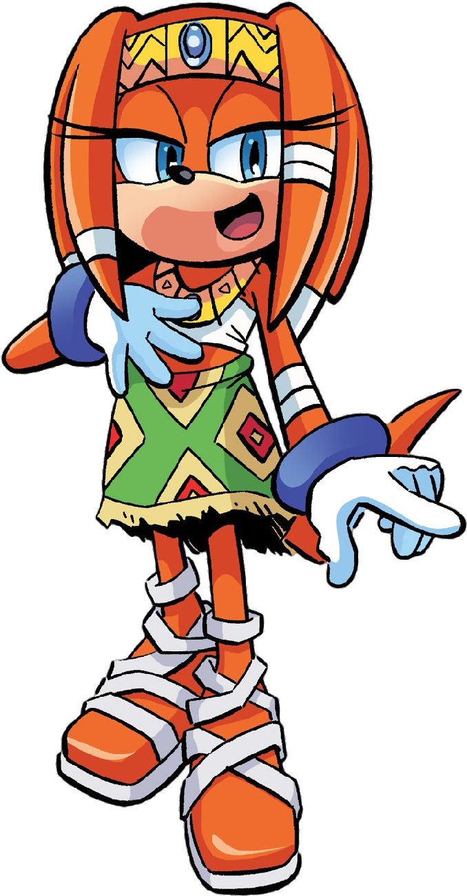 Official Shipping Topic [possible Spoilers Ahead] - Tikal The Echidna Png (700x1322), Png Download
