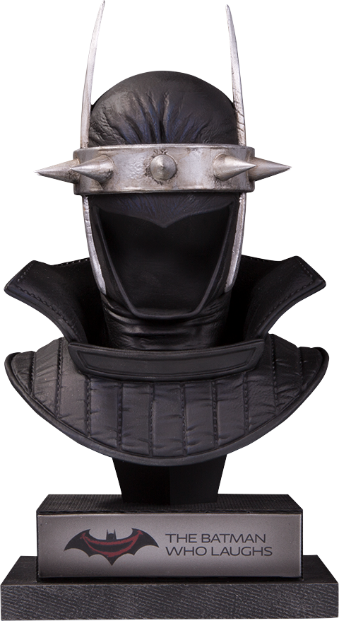 Dc Collectibles The Batman Who Laughs Cowl Statue - Bust (480x878), Png Download