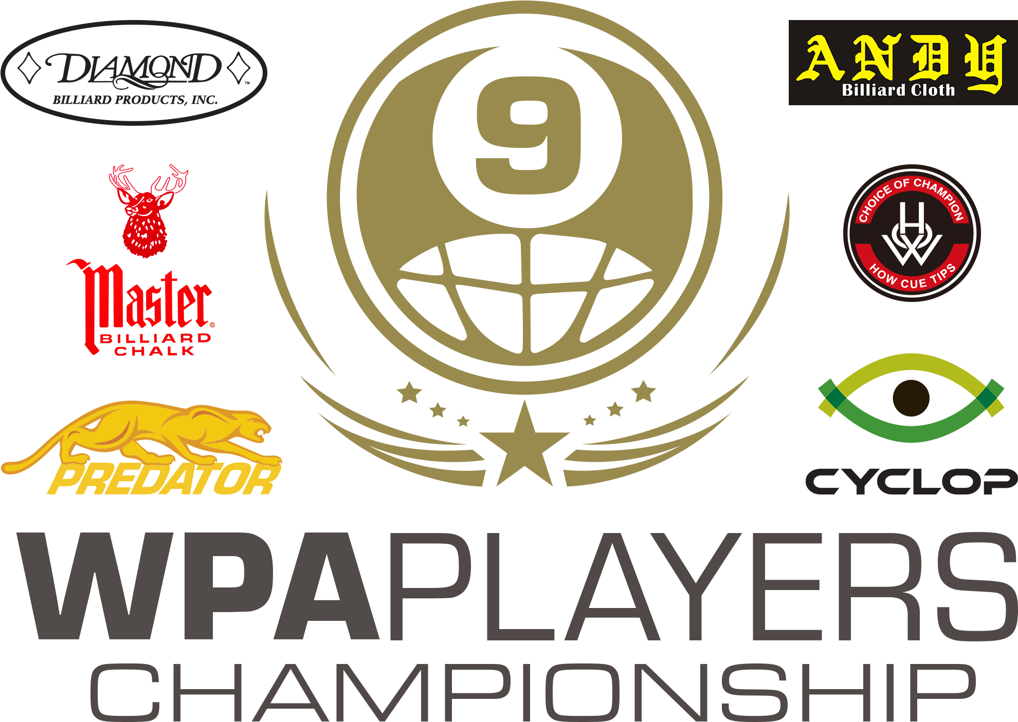 Wpa Players Championship Partners - Predator Cues (2100x1500), Png Download