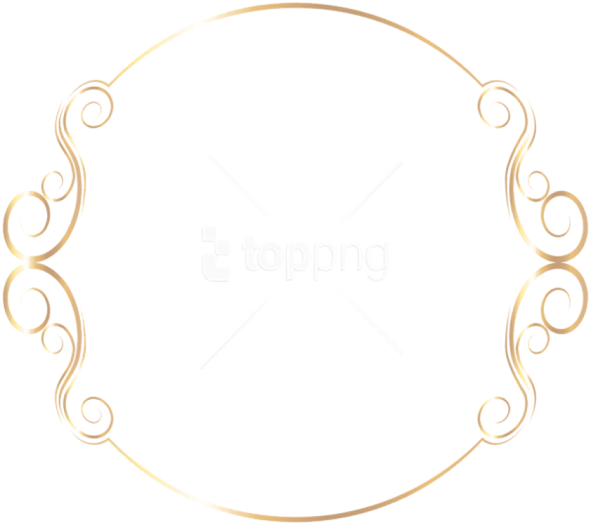 Free Png Download Border Frame Clipart Png Photo Png - Circle (850x756), Png Download