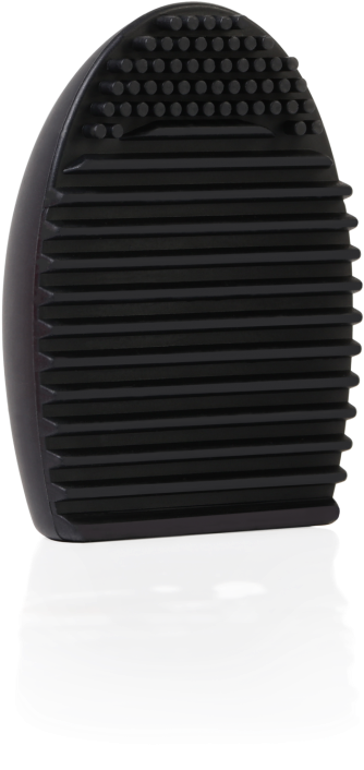 Makeup Brush Scrubber Black - Plastic (900x900), Png Download