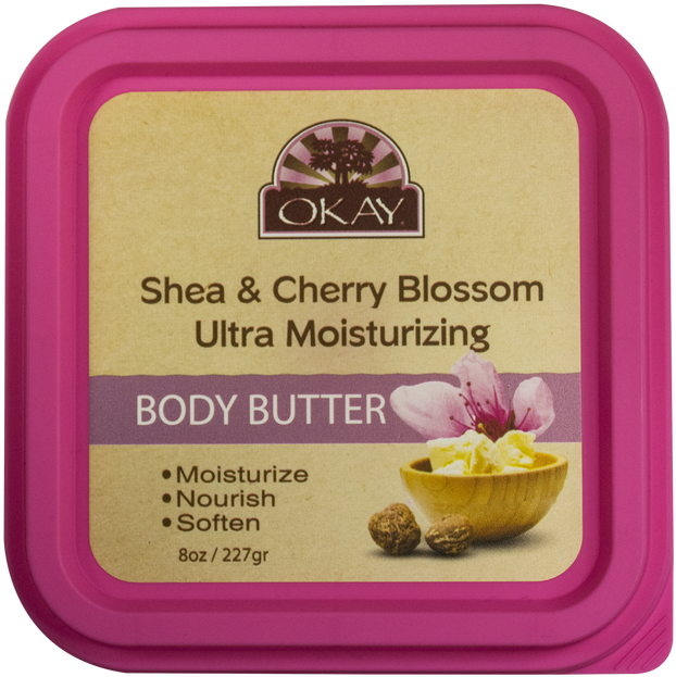 Shea & Cherry Blossom Ultra Moisturizing Body Butter - Shea Butter (704x700), Png Download