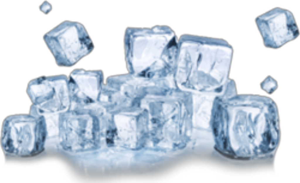 #ftestickers #frozen #ice #icecubes - Water Ice Cube Png (1024x627), Png Download
