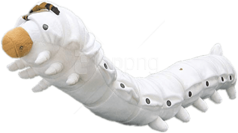 Free Png Download Silkworm Stuffed Toy Png Images Background - カイコガ ぬいぐるみ (850x638), Png Download