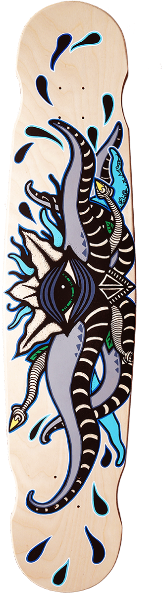 Mata7ik Has Been Drawing And Painting On Various Supports - Illustration (425x1200), Png Download