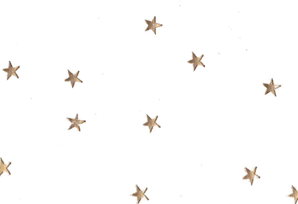 Stars Star Estrellas Estrella Aesthetics - Gold Stars Transparent (1024x701), Png Download