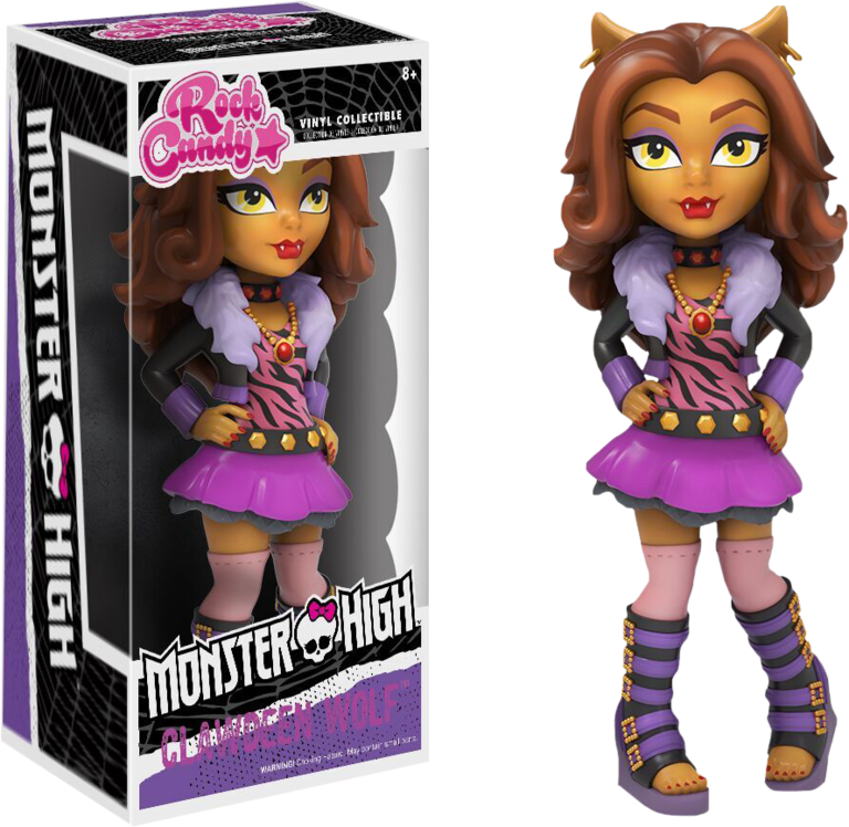 Clawdeen Wolf Rock Candy 5” Vinyl Figure - Funko Rock Candy Monster High (768x748), Png Download