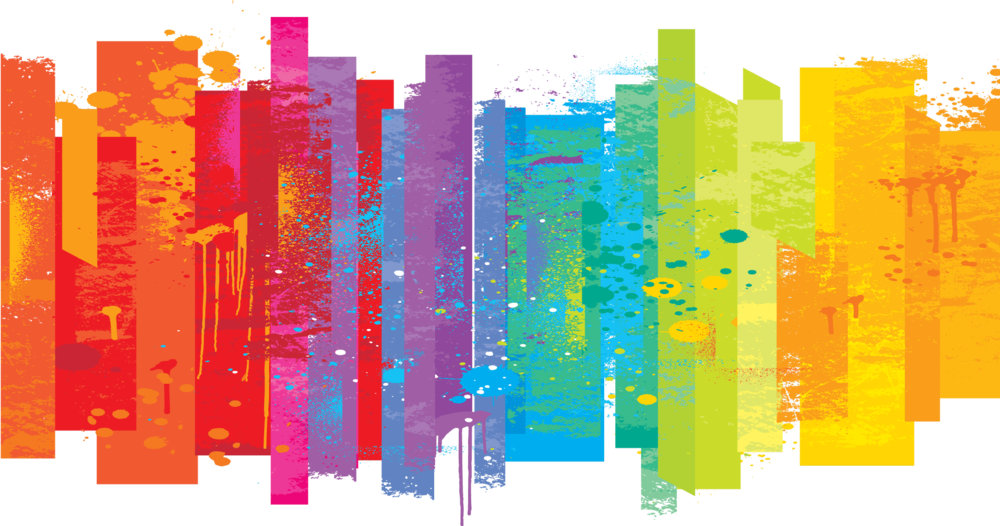 Rainbow-background - Graphic Texture (1000x526), Png Download