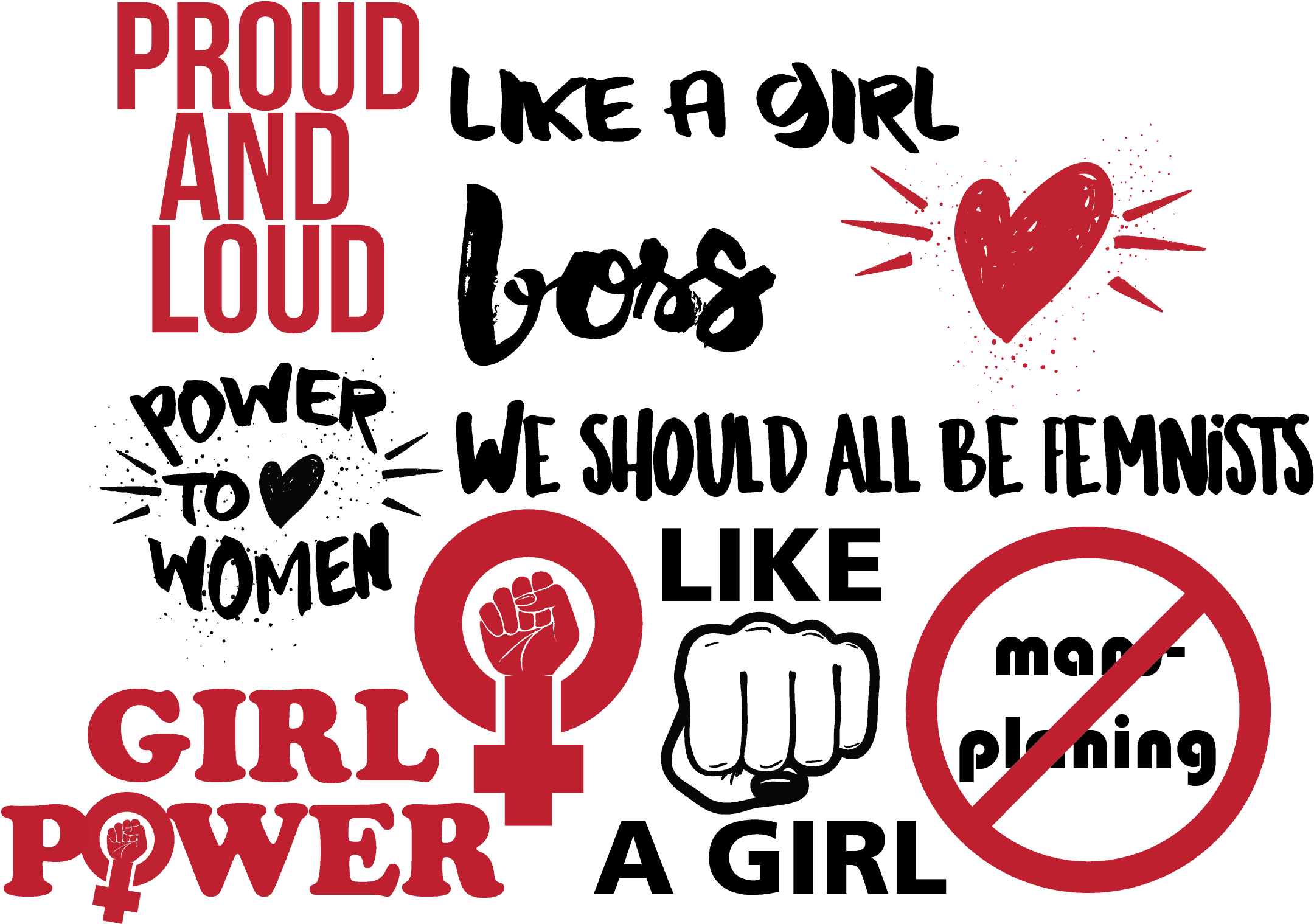 Women Have The Power - Love (2226x1562), Png Download