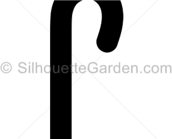 Candy Cane Clipart Silhouette - Number (640x480), Png Download