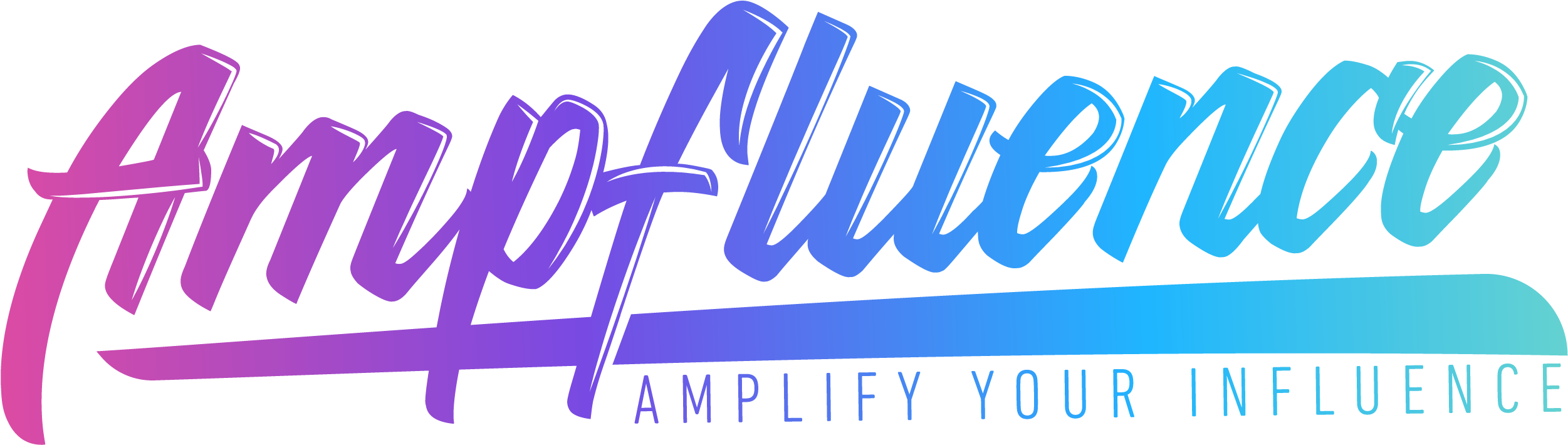 The Folks Over At Ampfluence Not Only Responded To - Ampfluence Logo (2742x913), Png Download