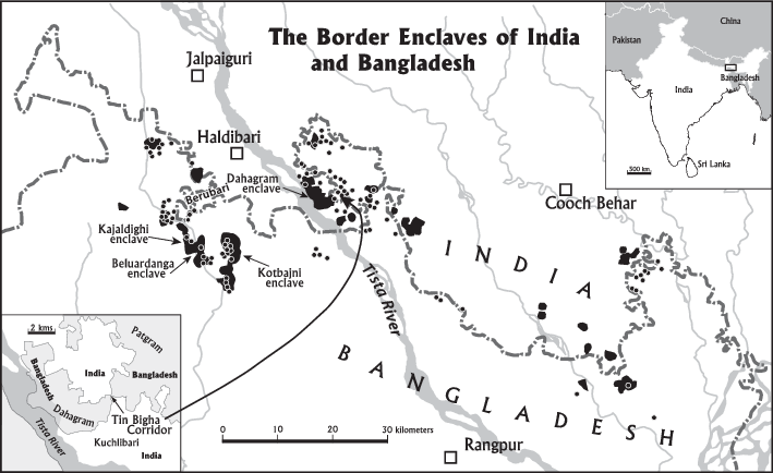 The Border Enclaves Of India And Bangladesh - Berubari Union Case (709x434), Png Download