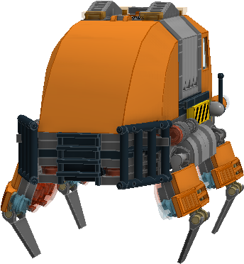 Scifi-garbage Hauler2 - Lego (1126x576), Png Download