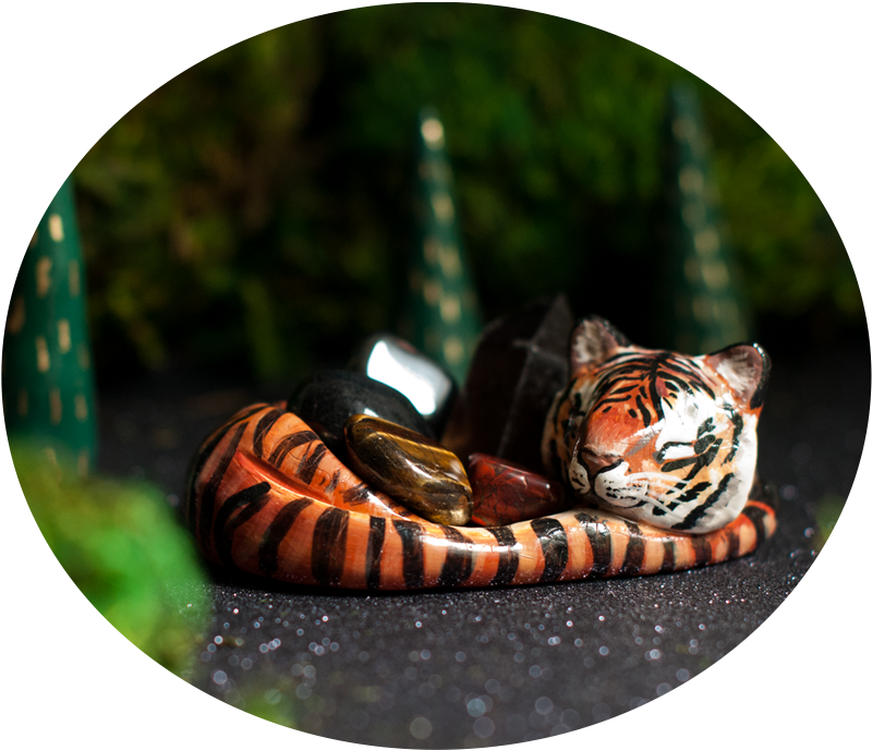 Tiger Crystal Vessel For The Root Chakra (1200x800), Png Download