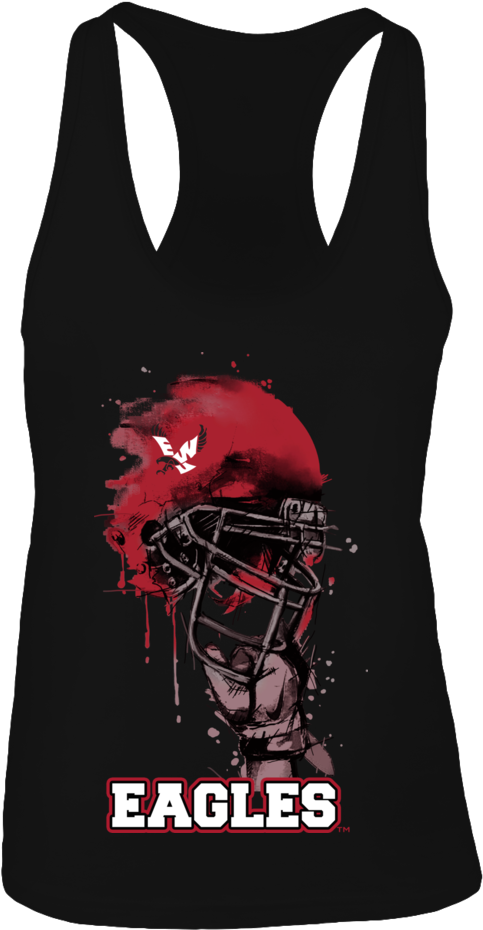 Rising Helmet Eastern Washington Eagles Shirt - Love Us Or Fear Us Either Way You Re Gonna Hear Us (1000x1000), Png Download