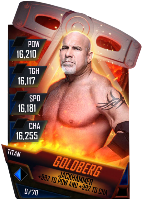 Goldberg S4 18 Titan Ringdom - Barechested (456x720), Png Download