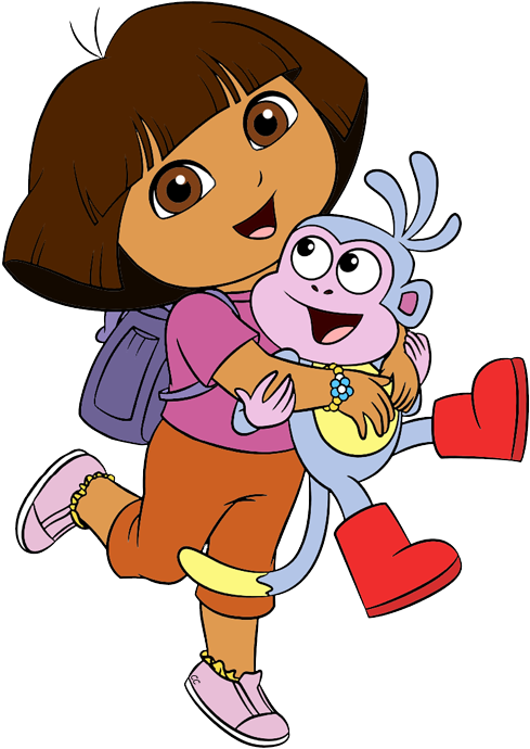 Dora The Explorer Clip Art (489x690), Png Download