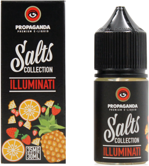 Propaganda Salts - Illuminati - Salt Nic Vape Juice (600x600), Png Download