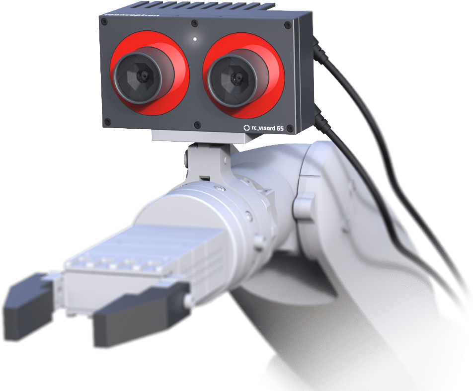 Close Up Of The 3d Sensor Of Roboception - Robot (960x805), Png Download