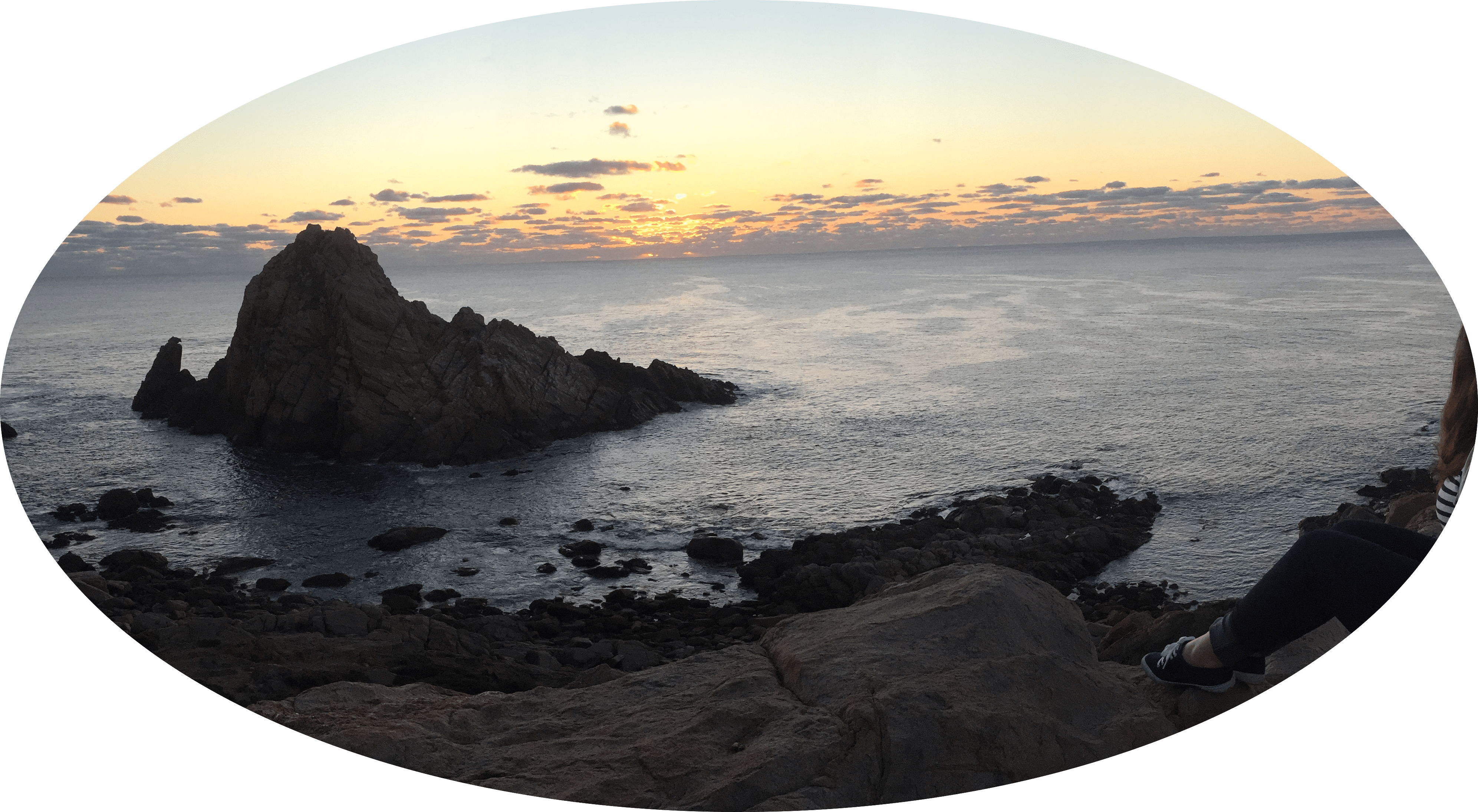 Sugarloaf Rock Is On The Exposed Side Of The Cape So - Sea (3985x2190), Png Download