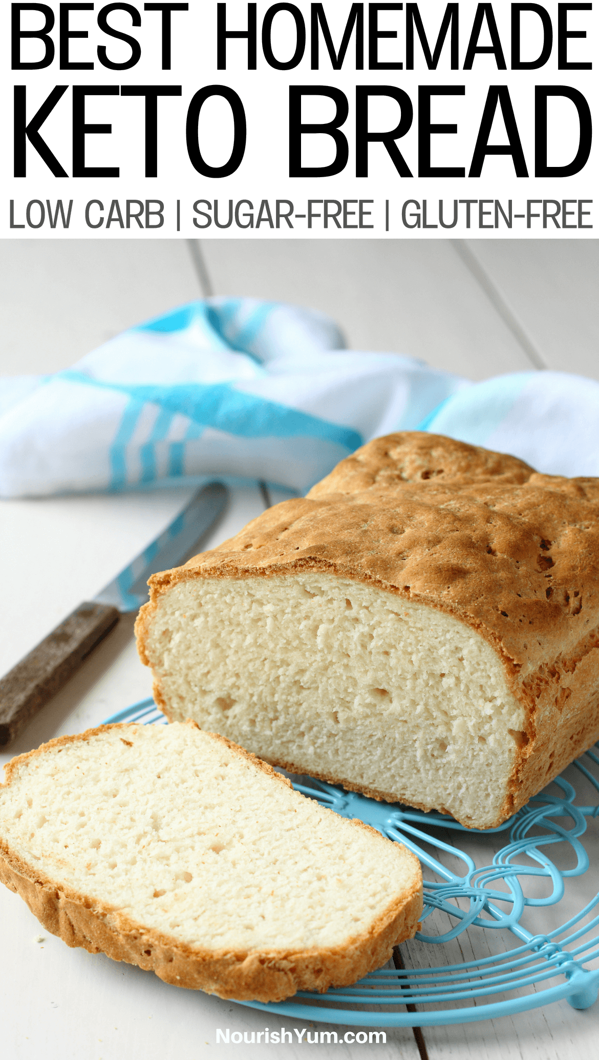 Best Low Carb Keto Bread Recipe Easy To Make And Tastes - Potato Bread (1170x2070), Png Download