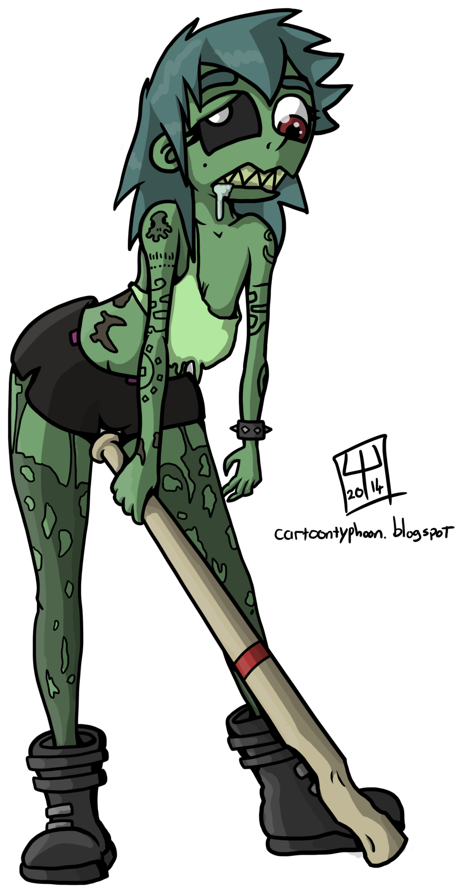 The Last Boone 30 Day Monster Girl Challenge Harpy - Cartoon (1280x1811), Png Download