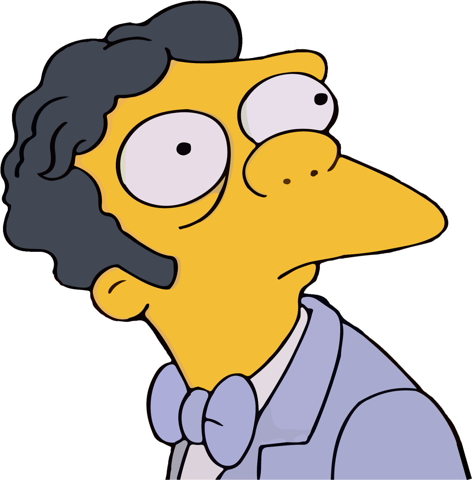 Click En La Imagen Para Descargar En Alta Resolución - Moe Mirando A Homero Meme (1579x1600), Png Download