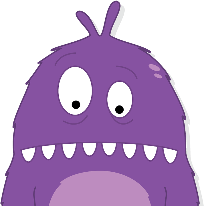 The Motivation Monster - Cartoon (720x720), Png Download
