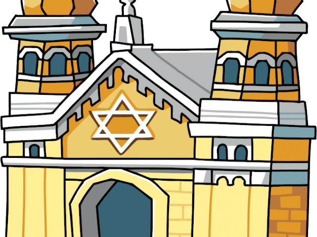 Temple Clipart Transparent - Synagogue Clipart (640x480), Png Download