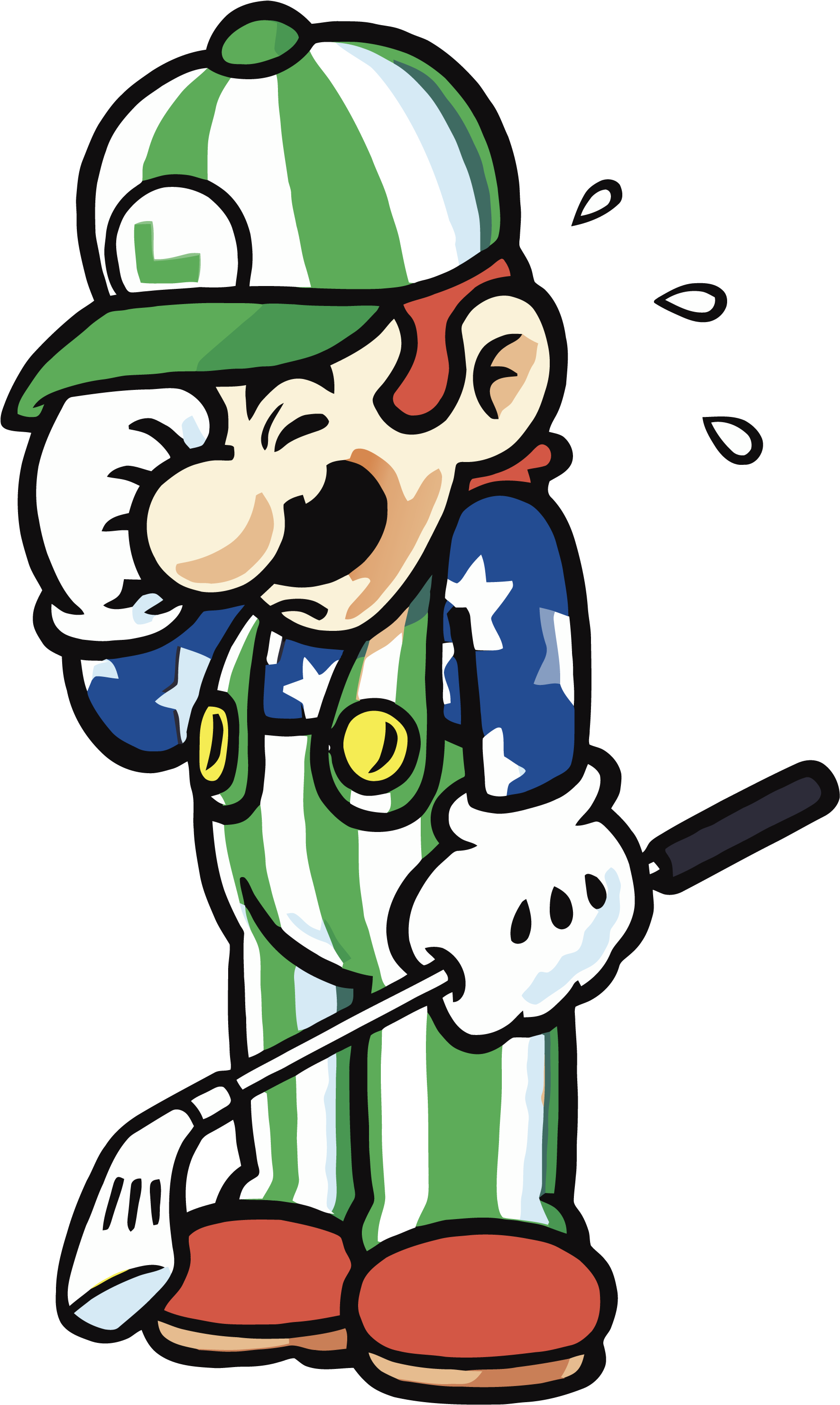 View Original Image - Nes Open Tournament Golf Luigi (2550x3300), Png Download