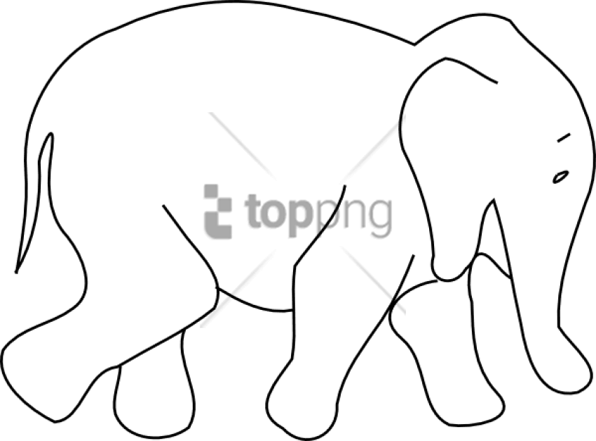 Free Png Wild Animals Outline Png Image With Transparent (850x629), Png Download