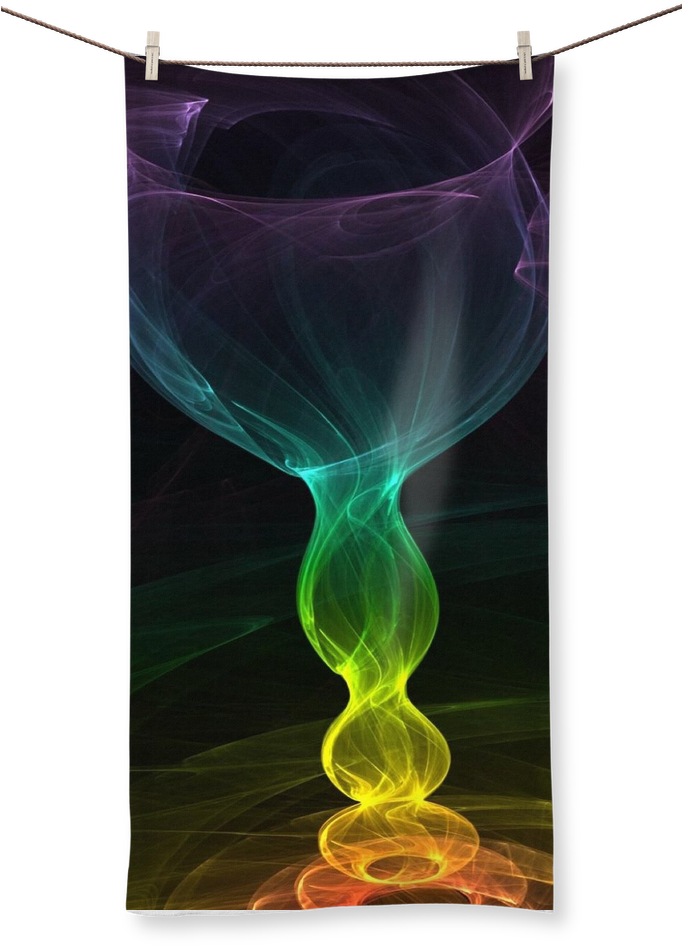 Rainbow Smoke ﻿sublimation All Over Towel - Snifter (1024x1024), Png Download