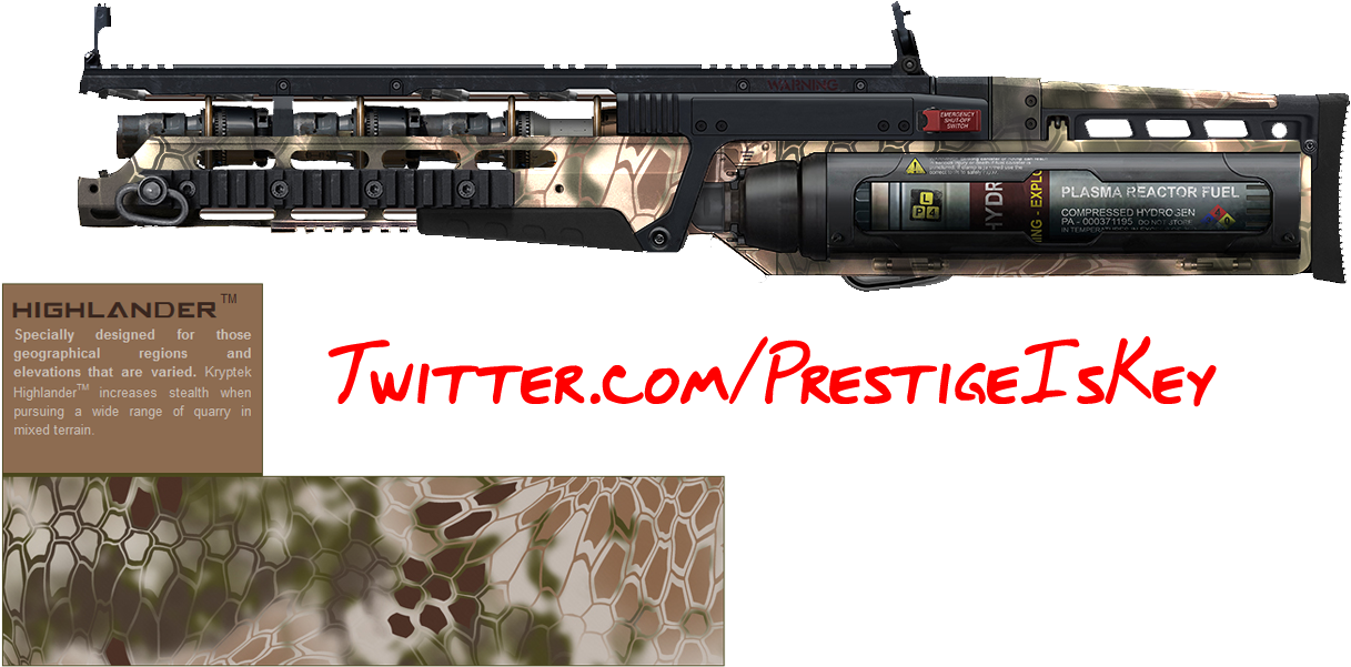 Highlander Skin Png - Assault Rifle (1280x622), Png Download