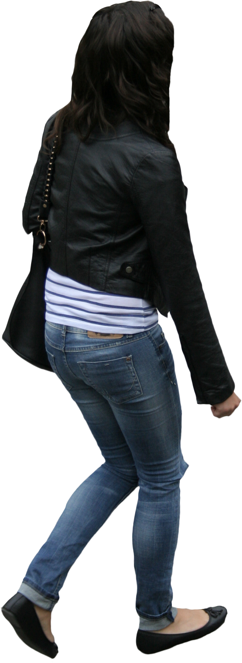 2d People - Leather Jacket (1281x2520), Png Download