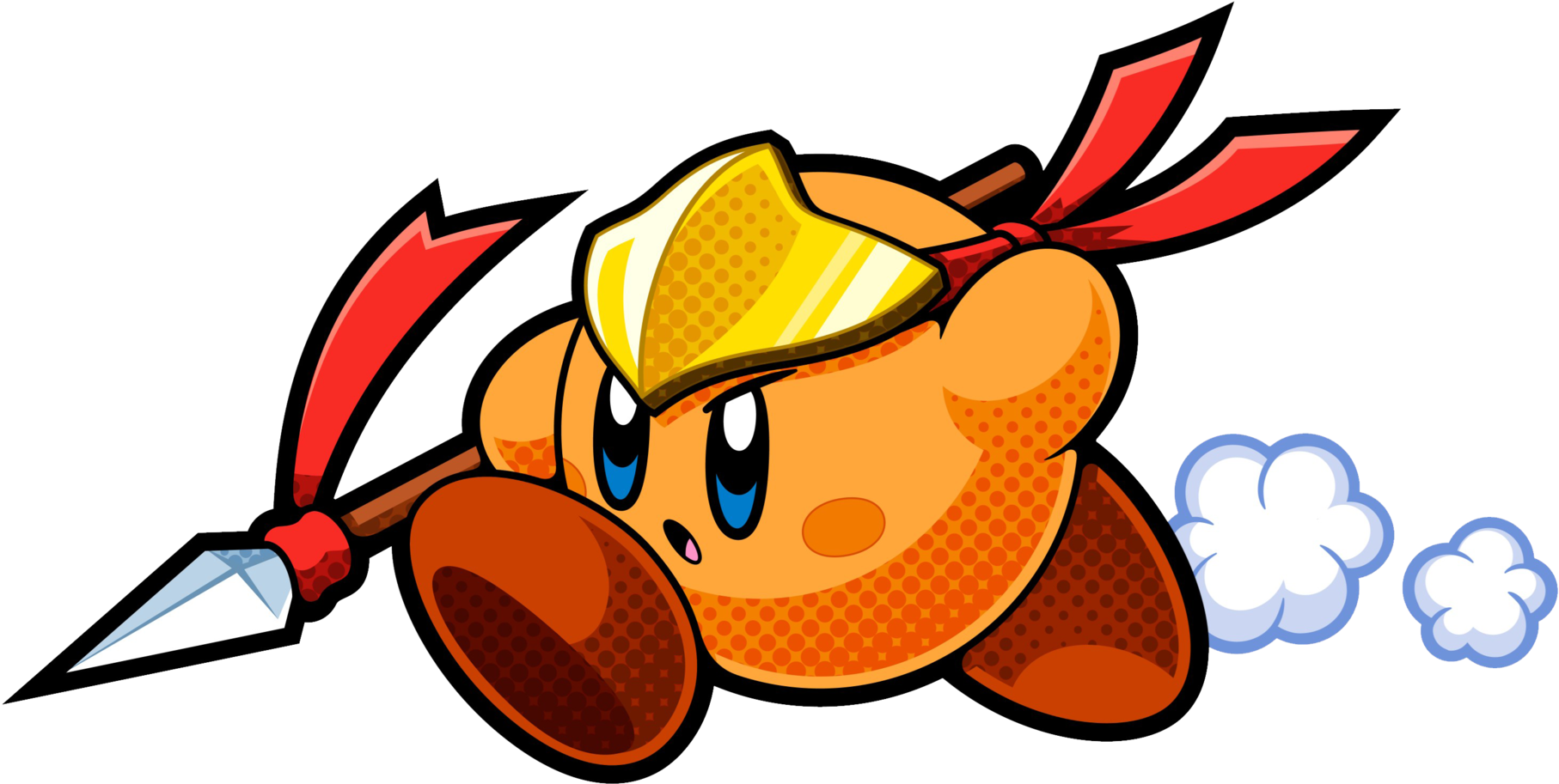 Spear Clipart Explosive - Kirby Battle Royale Original (2000x1068), Png Download