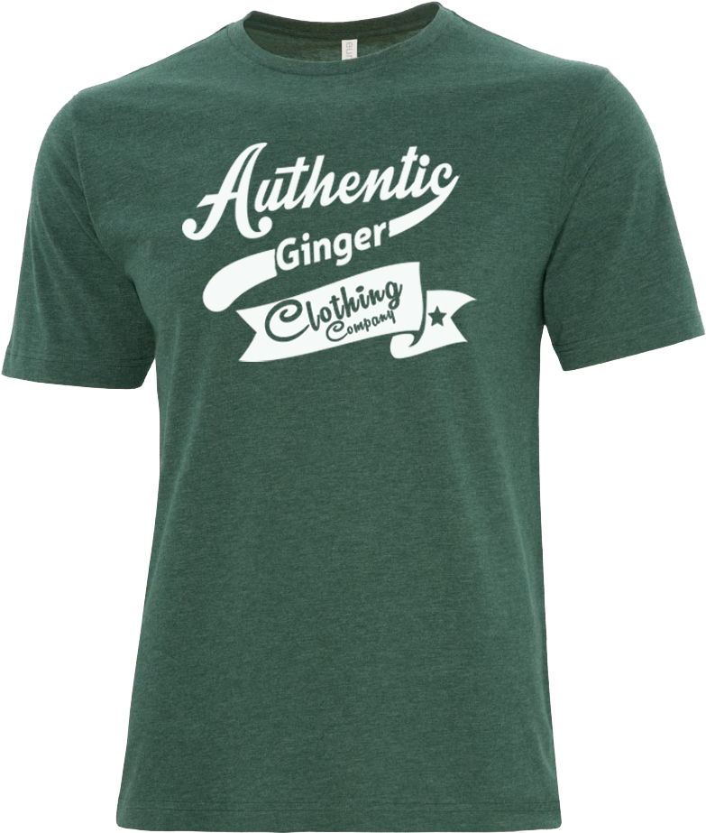 Men's Crew Neck Tee "heather Forrest" - Active Shirt (950x1083), Png Download