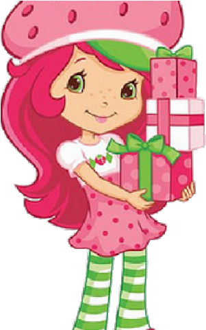 Strawberry Shortcake Holding Cake (640x480), Png Download