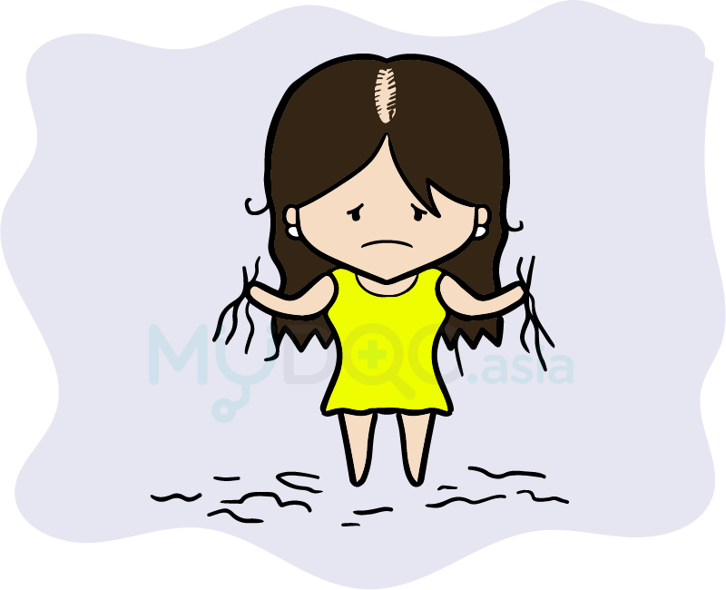 Pregnant Clipart Stretch Marks - Cartoon (800x650), Png Download