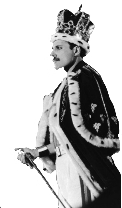 Popular And Trending Freddie Mercury Stickers On Picsart - Freddie Mercury Black And White (476x728), Png Download