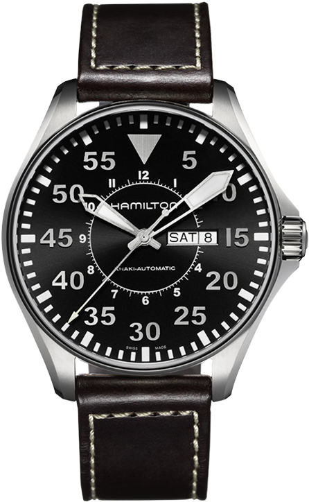 Breadcrumbs - Hamilton Khaki King Pilot (500x762), Png Download