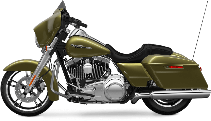 2016 Harley Davidson Touring Street Glide Olive Gold - 2016 Road Glide Black Gold Flake (973x675), Png Download