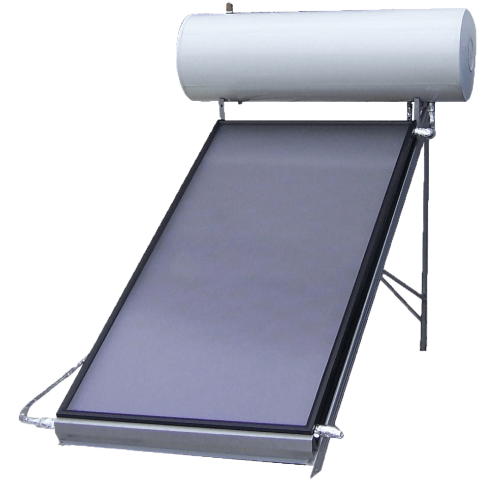 Download Chauffe Eau Solaire Solar Water Heater Flat PNG Image with