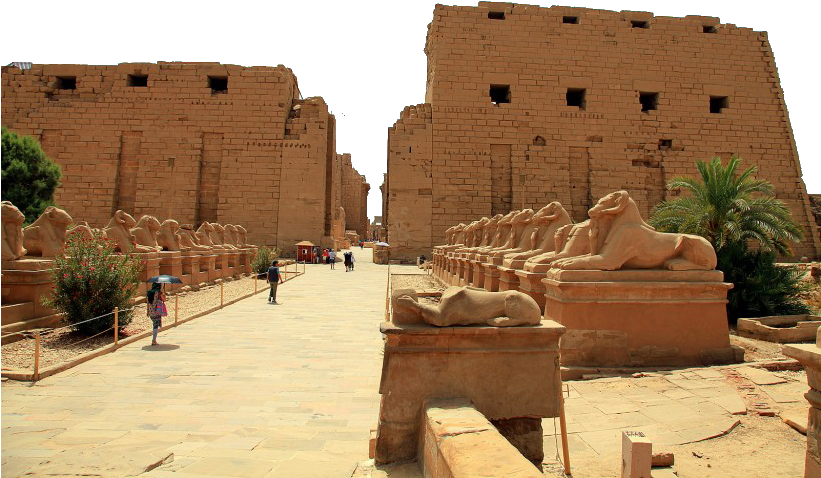 Sights Of Egypt Png Image - Karnak (820x546), Png Download