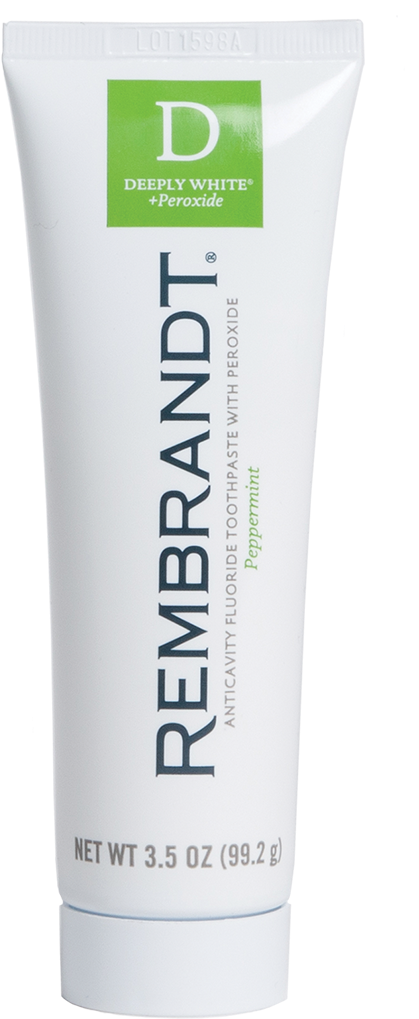 Rembrandt Deeply White Toothpaste - Rembrandt Mouthwash (1410x1410), Png Download