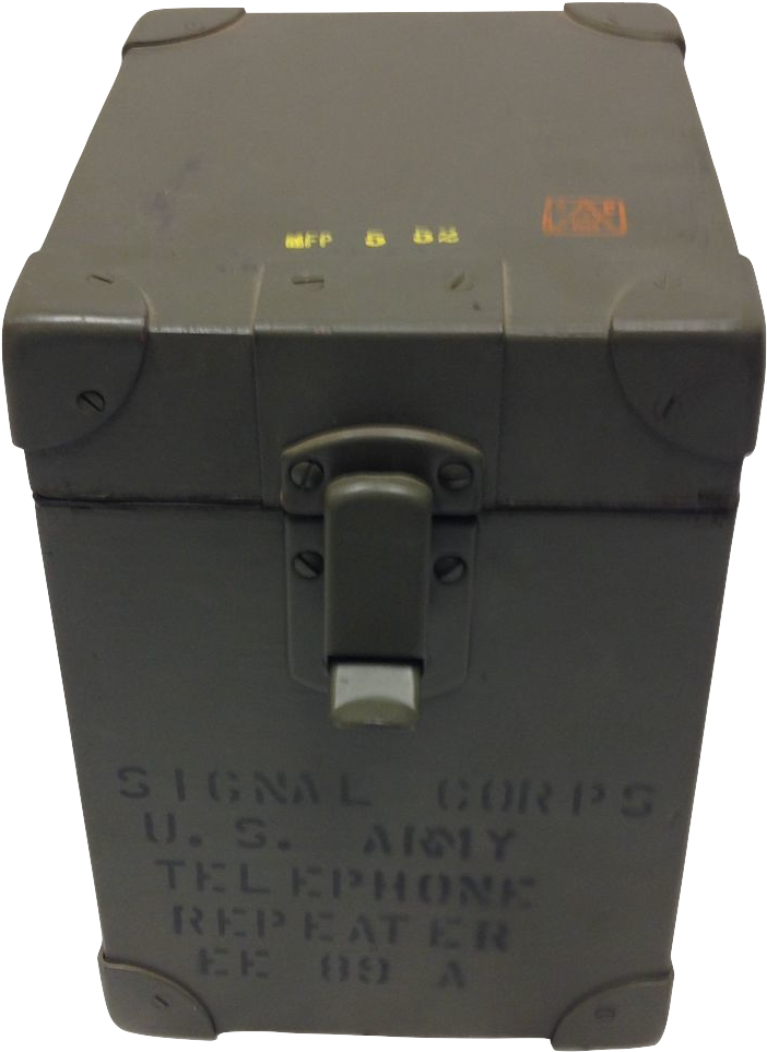 Geninuine Wwii Wooden Us Army Telephone Repeater Box - Box (822x1280), Png Download