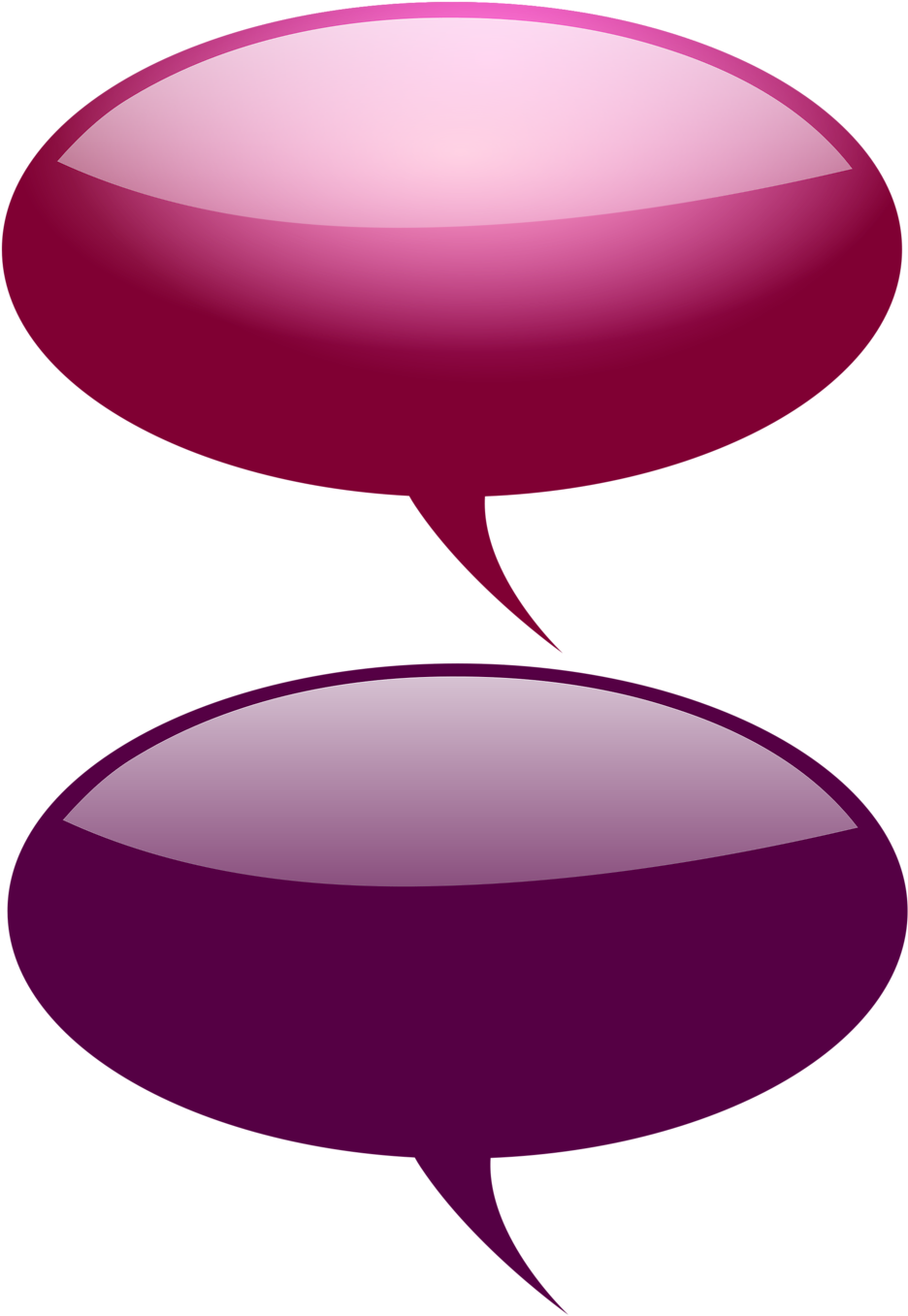 Speech Bubble Free Stock Photo Collection Of Glossy - Thinking Bubble Icon Transparent Free (958x1381), Png Download